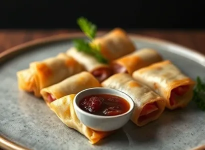 Rouleaux de printemps à la tortilla