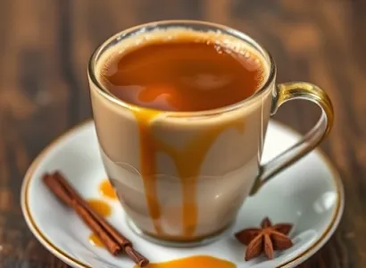 Café au caramel épicé