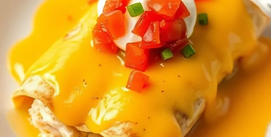 Enchiladas de Poulet Philadelphie