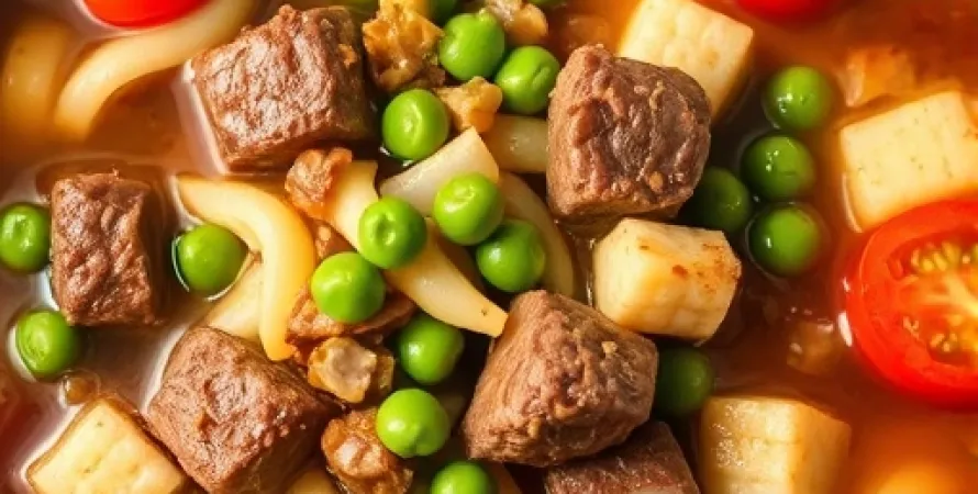 Potage de boeuf rapide