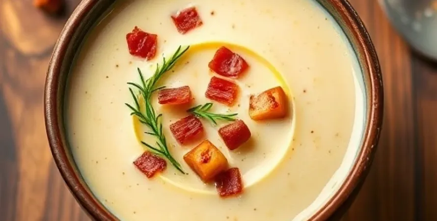 Potage de Pommes de Terre au Bacon