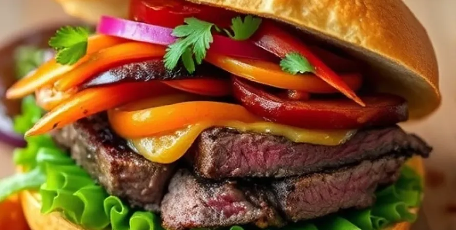 Sandwichs au steak argentin