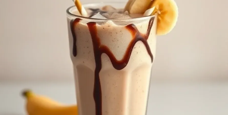 Smoothie banane et peanut