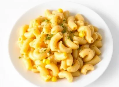 Gratin de macaroni et maïs