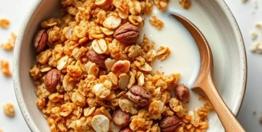 Granola au miel et noix