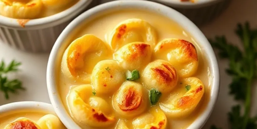Potage de fleurs de chou au fromage suisse
