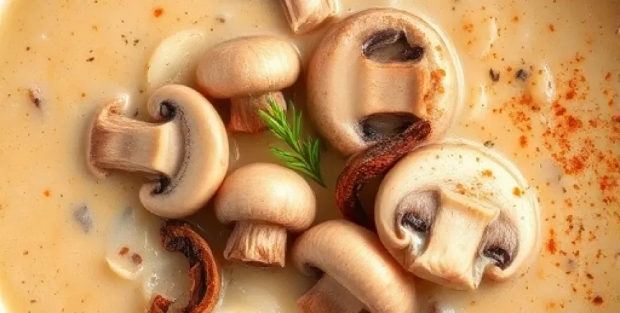 Soupe hongroise aux champignons