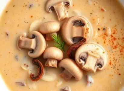 Soupe hongroise aux champignons