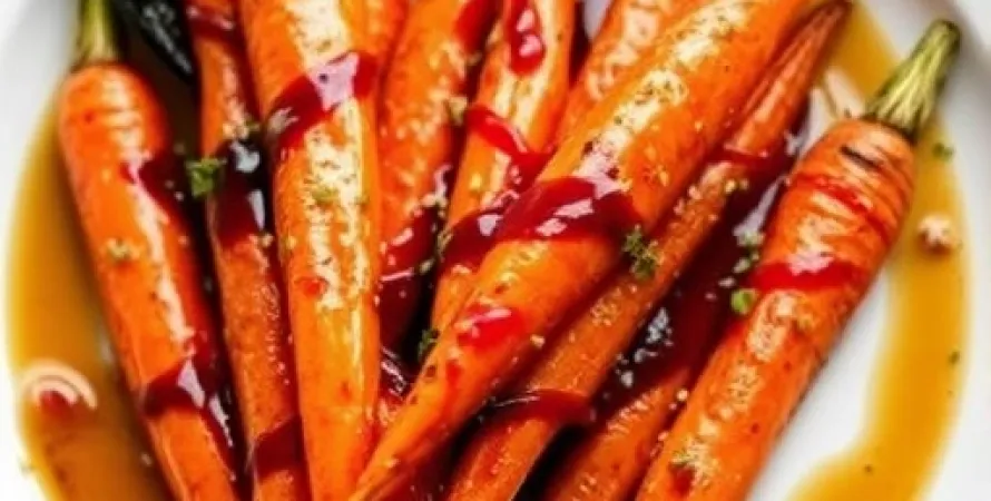 Carottes glacées au balsamique