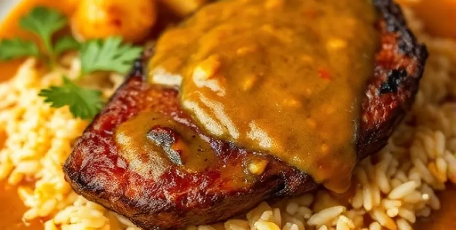 Steak de porc au gumbo