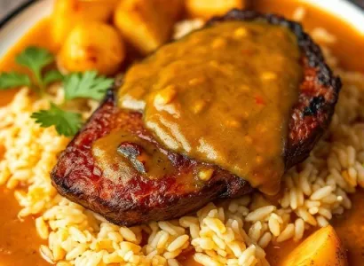 Steak de porc au gumbo