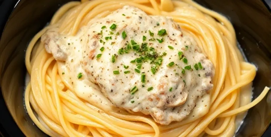 Poulet Alfredo Cajun