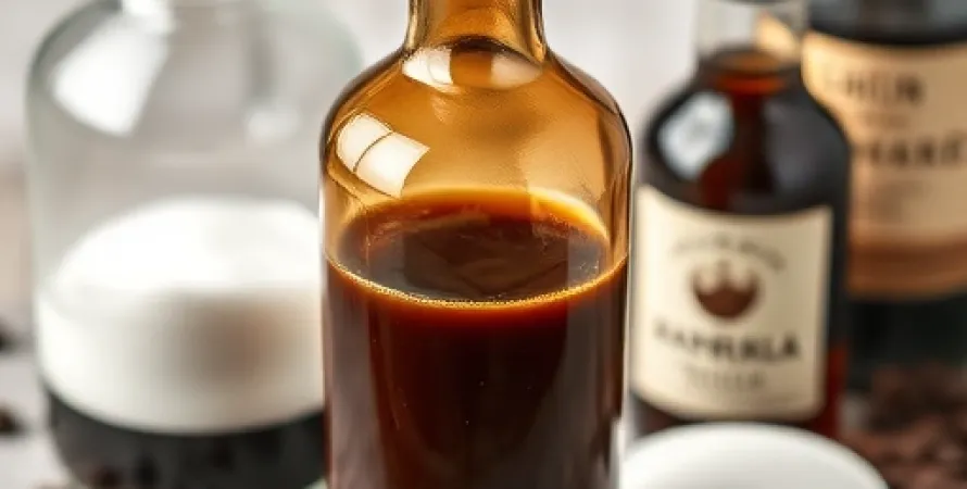 Liqueur de café faite maison