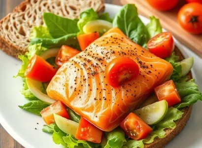 Salade de saumon