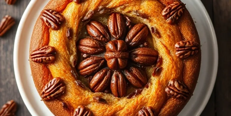 Gâteau de citrouille aux noix de pecan