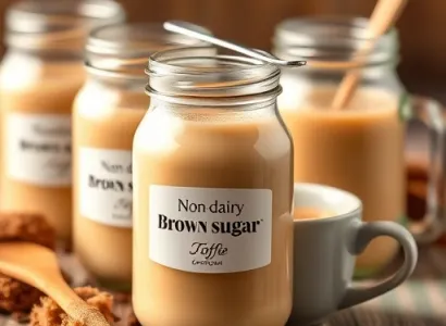 Crèmeur au toffee en pots