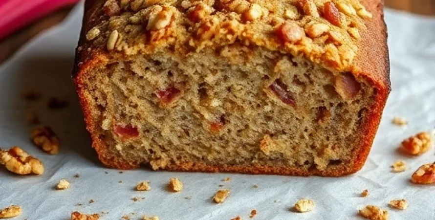 Pain aux rhubarbes