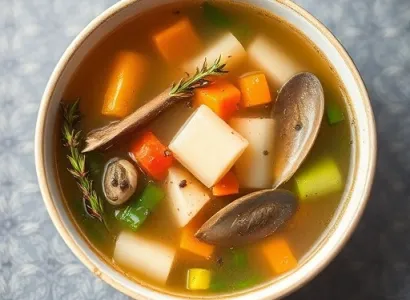 Bouillon de légumes pour diabétiques