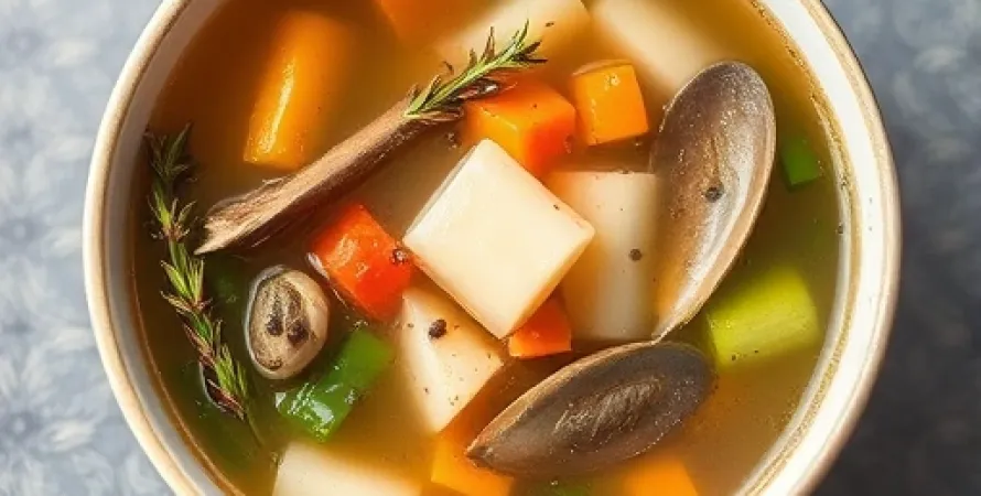 Bouillon de légumes pour diabétiques