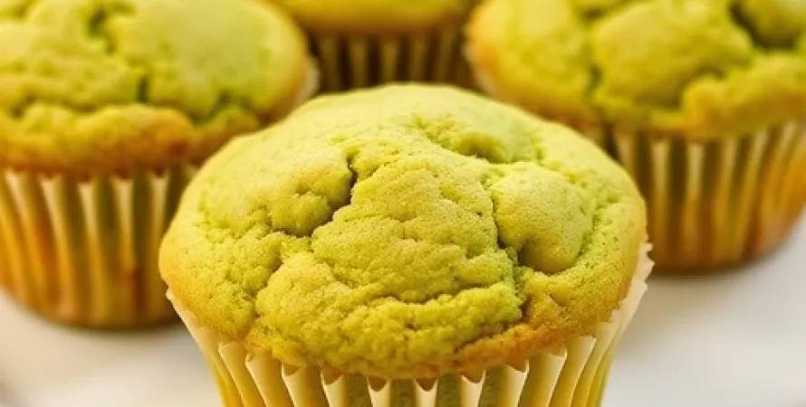 Muffins aux pistaches vertes