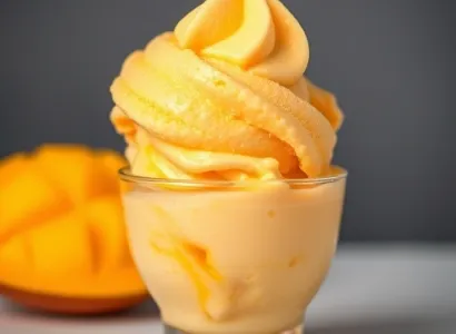 Glace à la mangue