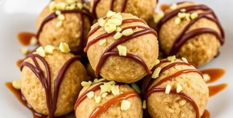 Boules au beurre de pistache