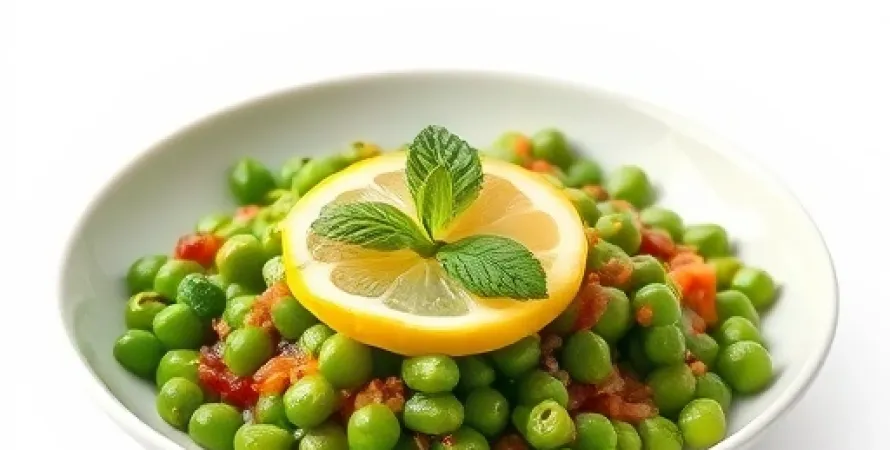 Pois à la menthe citronnée