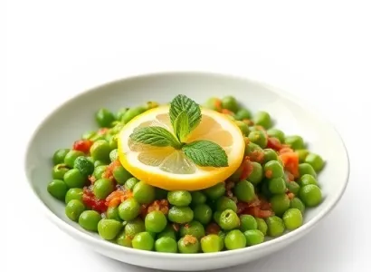 Pois à la menthe citronnée