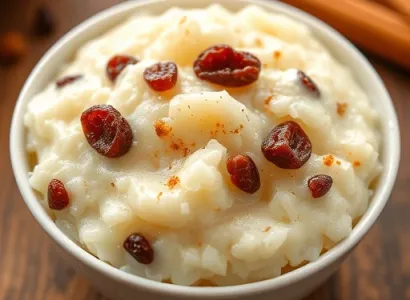 Crème de riz au lait condensé