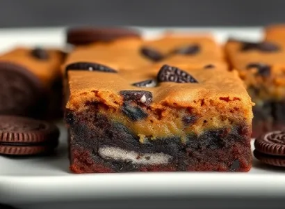 Brownies aux cookies Oreo