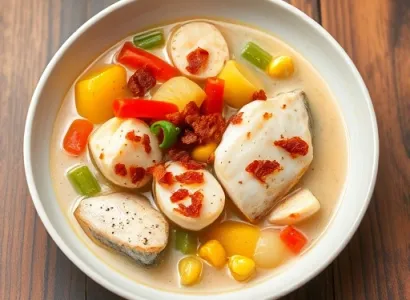 Soupe de poisson blanc