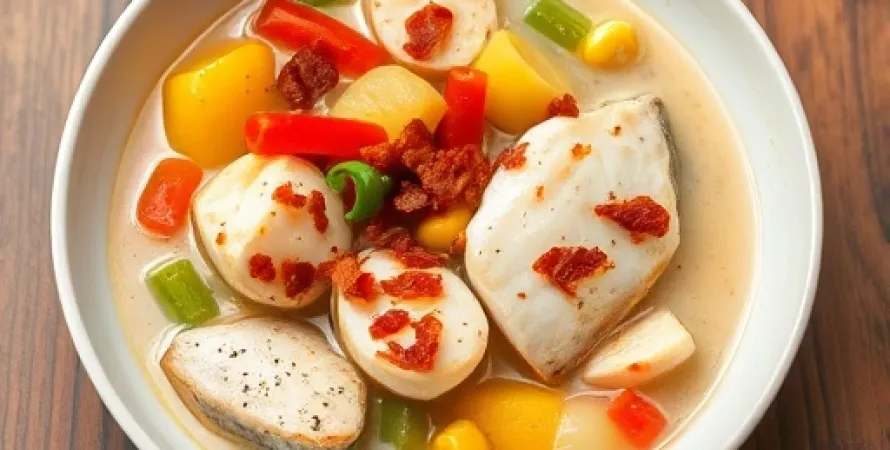 Soupe de poisson blanc