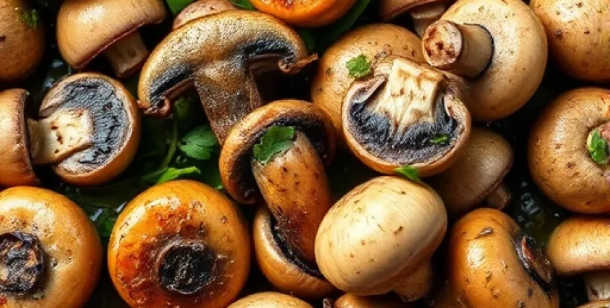 Mélange de champignons rôtis