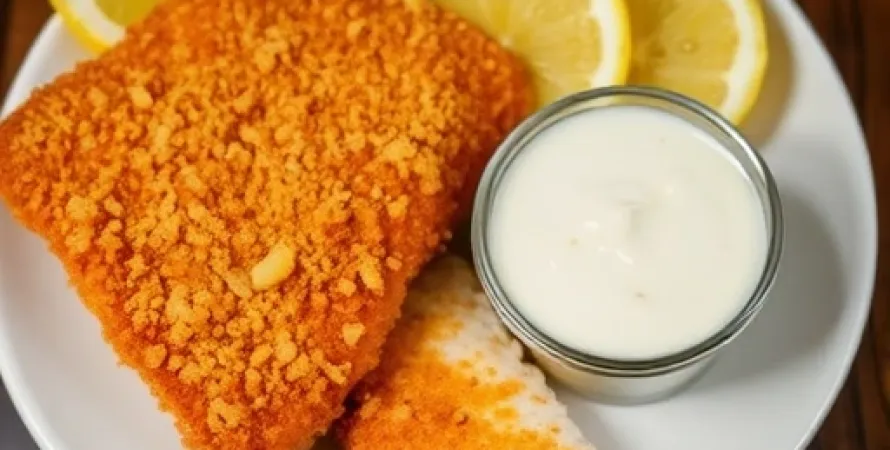 Filets de poisson panés