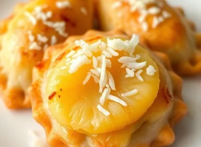 Empanadas à l'ananas et au coco