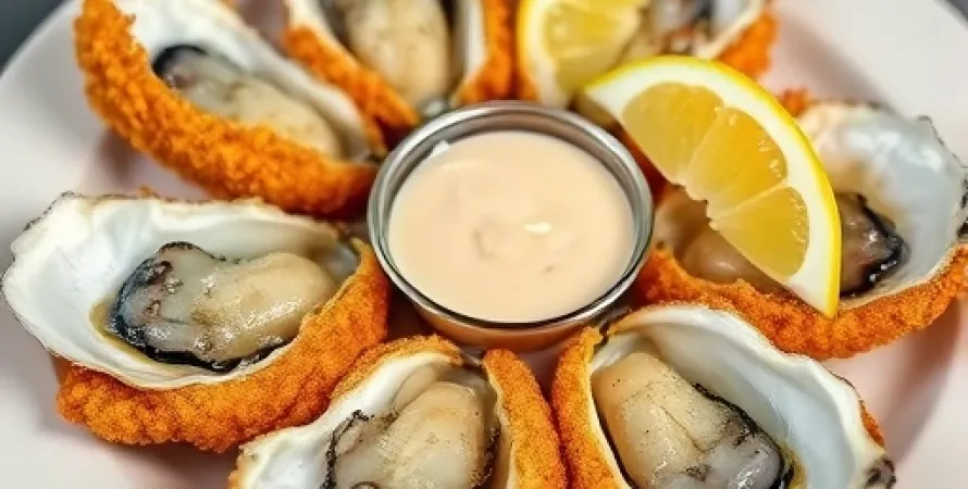 Huîtres panées