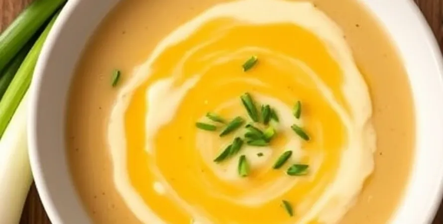 Potage de poireaux à la hollandaise