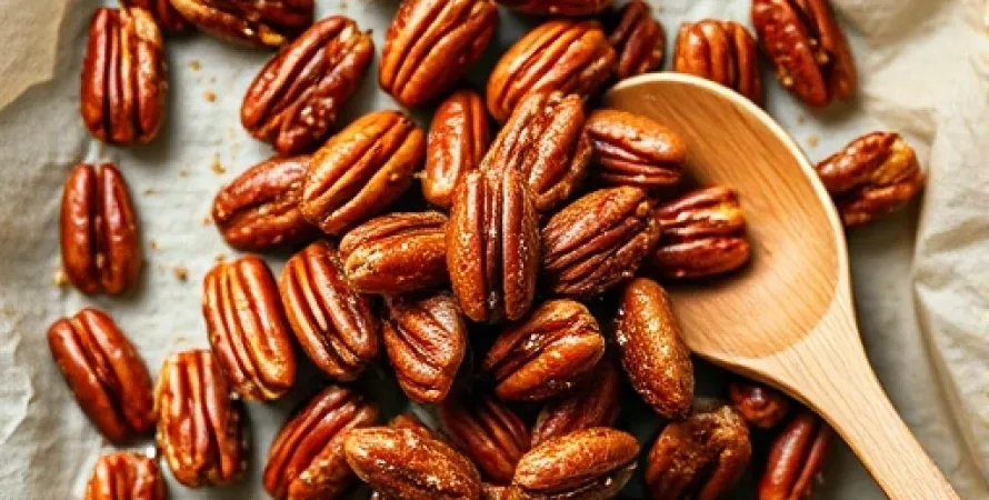 Noix de pecan au rhum