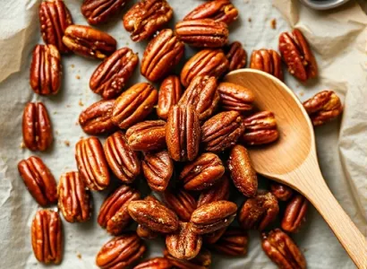 Noix de pecan au rhum