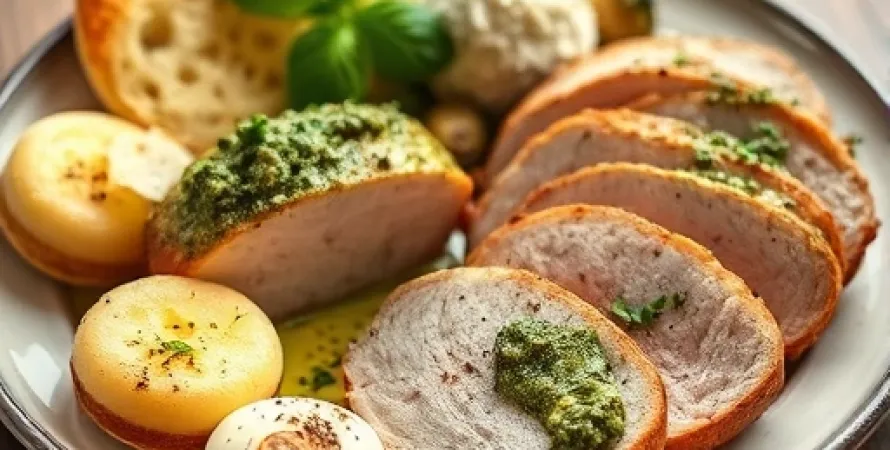 Côtelets de poulet farcis