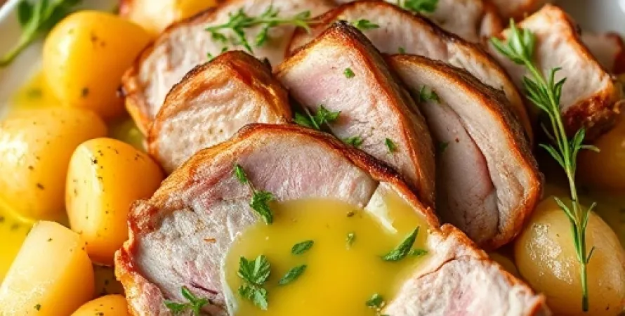 Côtes de porc à la mode belge