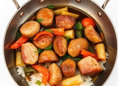 Pork au wok