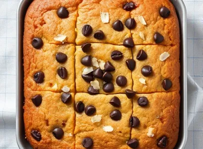 Barres de noix et chocolat