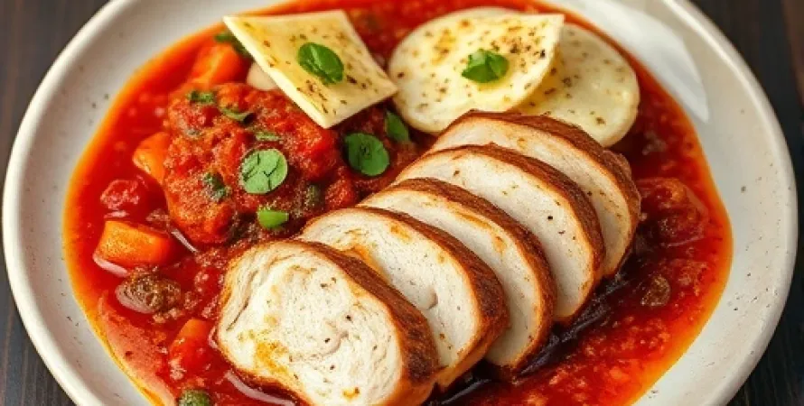Poulet farcis au fromage italien