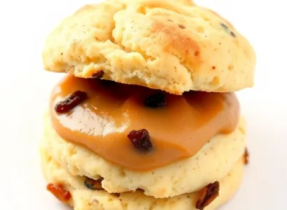 Biscuits au beurre de pomme et au beurre d'arachide