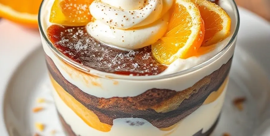 Trifle au chocolat blanc
