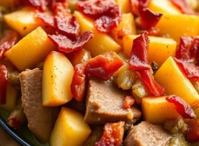 Casserole de porc et de pommes