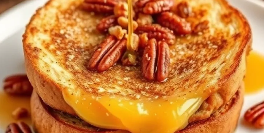 Pain perdu aux abricots