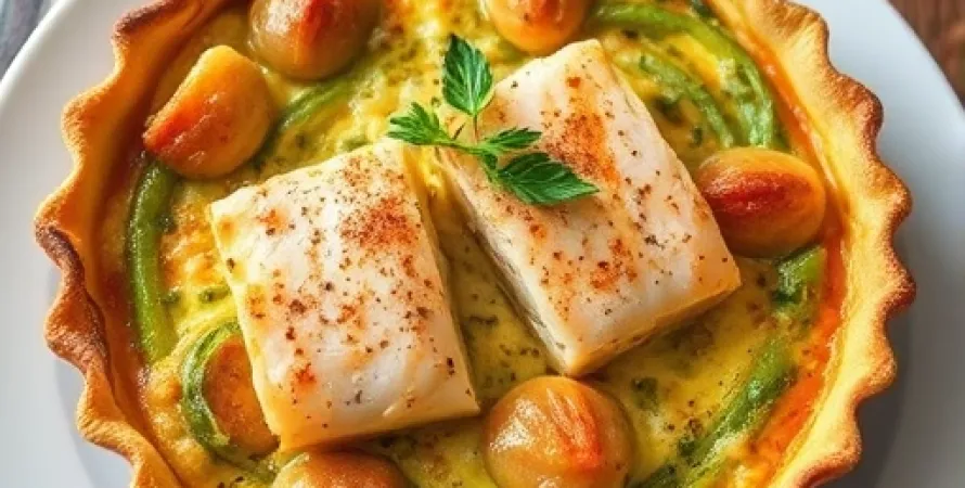 Casserole de saumon au petit déjeuner