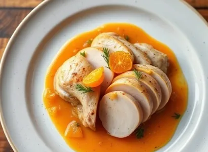 Poulet à la marmelade d'orange